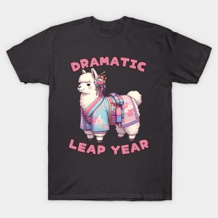 Llama Leap year T-Shirt